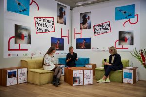 Interview beim Hamburg Portfolio Review waehrend der Canon Keynote – Eventfotograf Hamburg