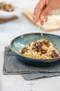 Pilzrisotto mit Parmesan – Foodfotograf Hamburg