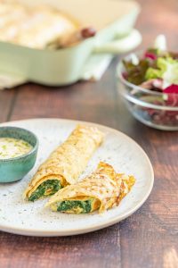 Spinatcrespelle mit Limonensauce – Foodfotograf Hamburg