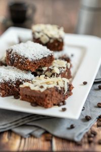 Brownies mitr Kokosgeschmack und Kaffeegeschmack – Foodfotograf Hamburg